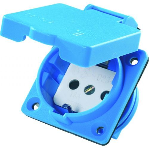 Встраиваемая электрическая розетка серии 023-КIP54CEE