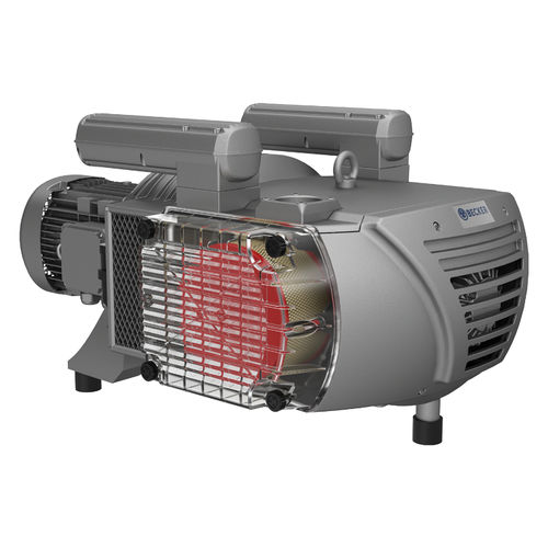 Пластинчато-роторный вакуумный насос VTLF 2.250 безмасляный одноступенчатый компактный