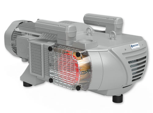 Пластинчато-роторный вакуумный насос VTLF 2.400 безмасляный одноступенчатый компактный