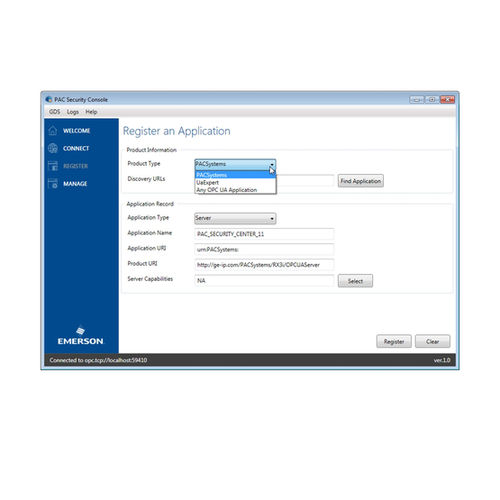 Программное обеспечение OPC серии SE10DCMPACUA