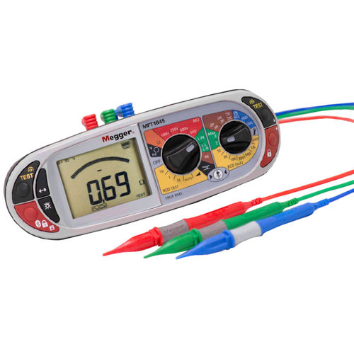 Тестер напряжения MFT1845Последовательность фазRCDСопротивление петли