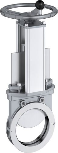 Задвижка шиберно-ножевая XVпневматическая запорная шламоотводящая