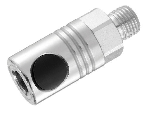 Пневматический фитинг серии CSM 06115резьбовой быстродействующийнержавеющая сталь