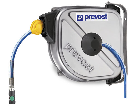 Самонатягивающаяся катушка серии DRFNB/Iзакрытая для сжатого воздуха inox