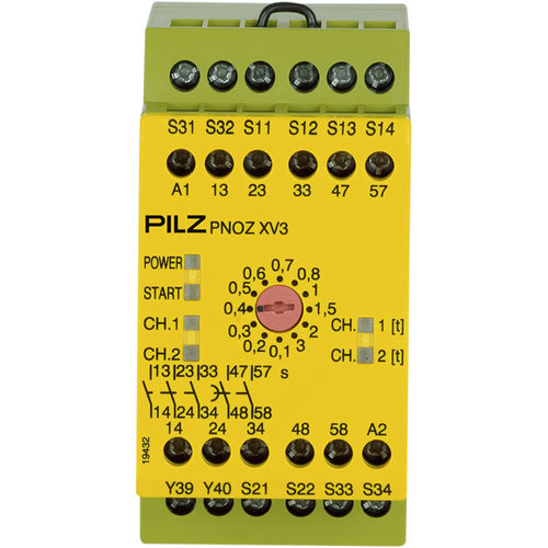 Реле безопасности PNOZ XV3AC/DC