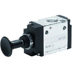 Золотниковый пневматический гидрораспределитель серии DML22U32Pс ручным управлением3/2-ходовой