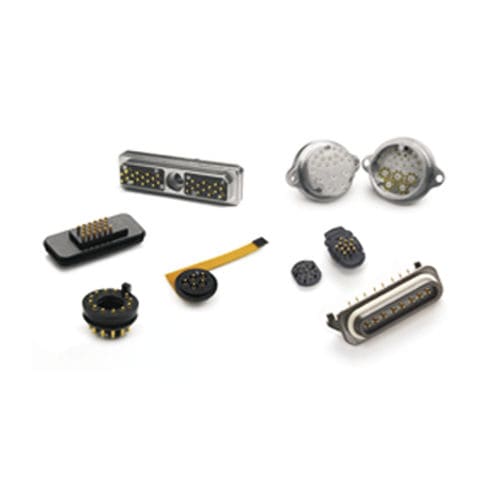 Разъем для передачи данных прямоугольныйнизкопрофильный ответный глухой