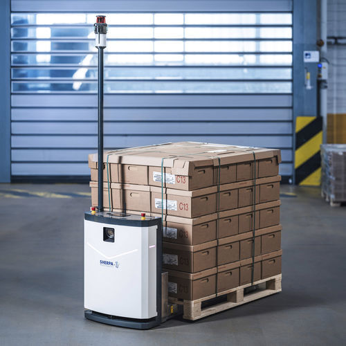 Погрузочный автономный мобильный робот SHERPA Fдля разгрузкидля складской обработки