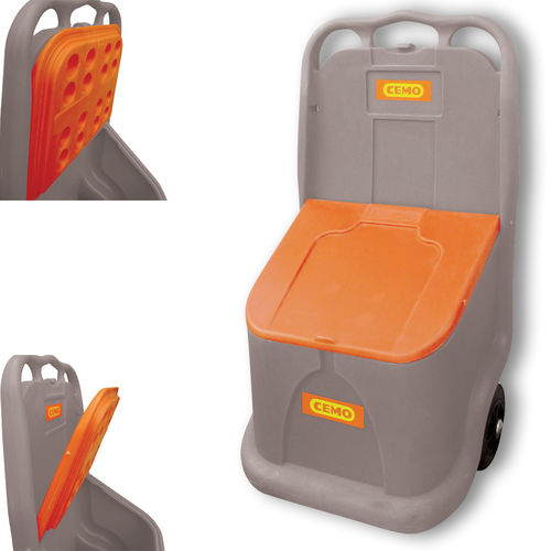 Контейнер полиэтиленовый интермодальный 90383зернистость для пескас крышкой