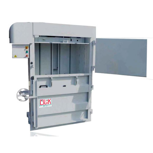 Вертикальный пакетировочный пресс SAM 150 с фронтальной загрузкой для картонаполуавтоматический