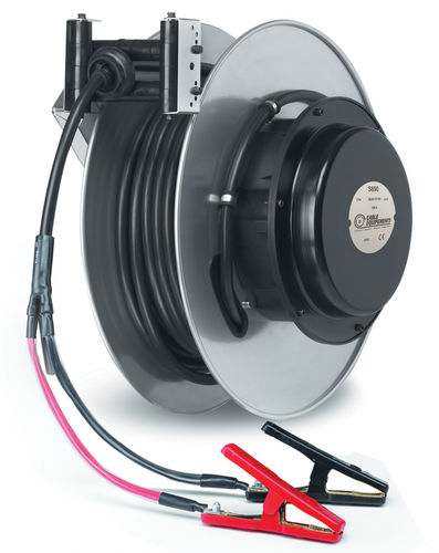 Кабельный барабан самовтягивающийся, открытый барабан, алюминий