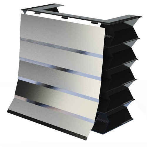 Flat protective bellows steel