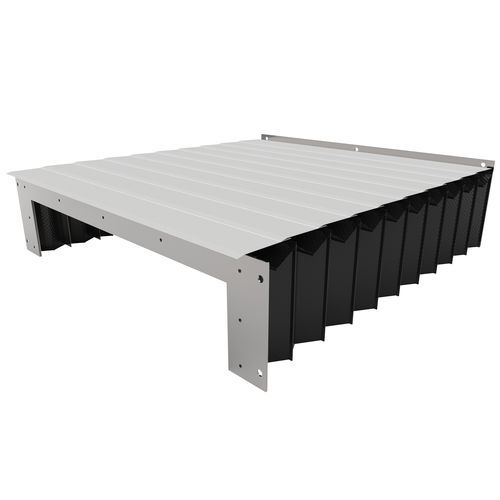 U-shaped protective bellows stainless steelwith fixed elementstelescopic