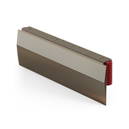 Modular protective bellows flatmetalcoated fabric