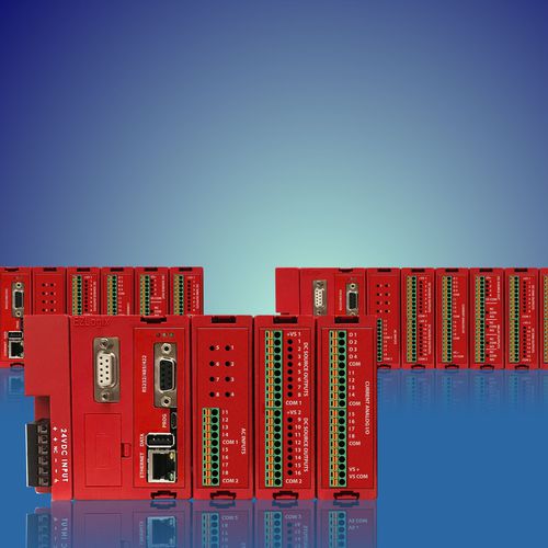 Компактный ПЛК EZRackDIN, релейные выходы с расширяемой картой ввода-вывода