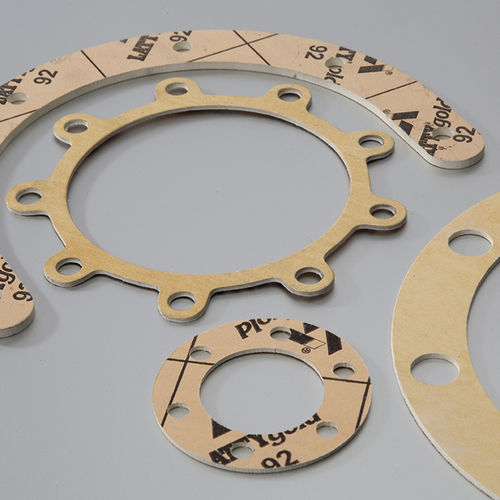 Эластомерный прокладочный лист LATTYgold 92синтетическое волокноарамиддля химического применения