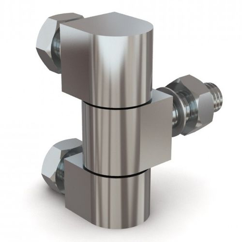 Петля угловая 72-1-3733сталь оцинкованнаявинт 180°