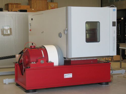 Температура камеры вибрационных испытаний, горизонтальная