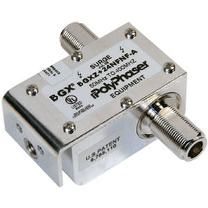 Ограничитель перенапряжения типа 1 BGXZ+24NFNF-Aдля радиочастотного применения, для телекоммуникаций, в линии