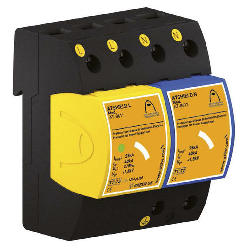 Ограничитель перенапряжений тип 2 ATSHIELD 230Mтип 1для источников питаниядля защиты от переходных токов