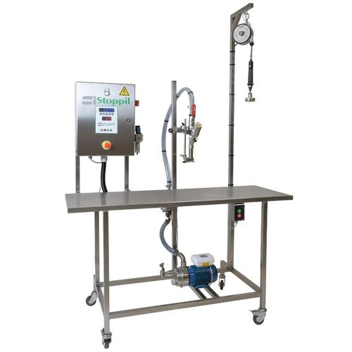 Полуавтоматическая машина для розлива в бутылки химических продуктовсоуса