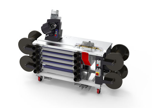 Машина для обжима шлангов МОБИЛЬНАЯ МАСТЕРСКАЯ 1-1/4' 4WSавтоматическаясо встроенной отрезной пилой