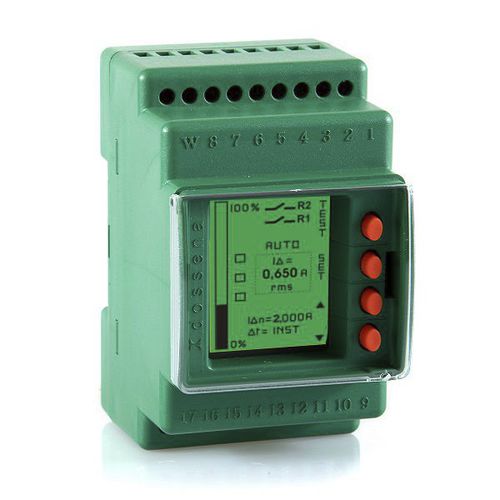 Реле защиты от утечки на землю DER3/1DLток2 НО/НЗтрехфазное