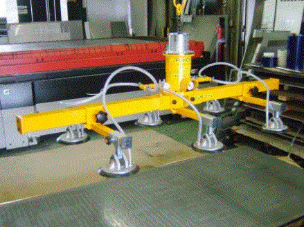 Вакуумный подъемник листового металла JVD M-5Нгоризонтальныйпневматический