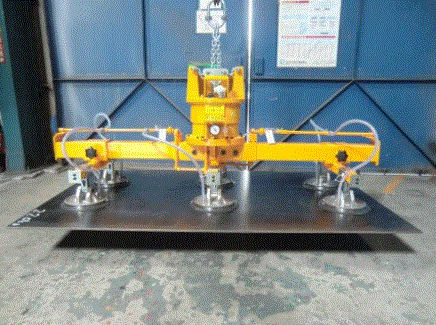 Sheet metal vacuum lifting device JVD M-8Nfor the construction industryindustrialhorizontal
