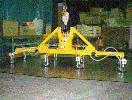 Sheet metal vacuum lifting device JVD M-4040horizontalpneumatic