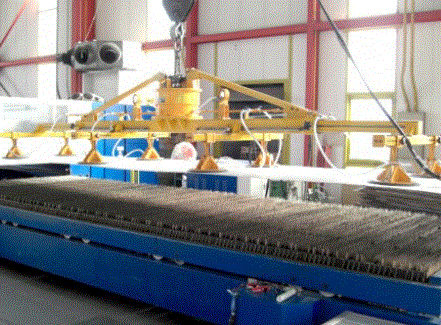 Sheet metal vacuum lifting device JVD M-6125for the construction industryindustrialpneumatic