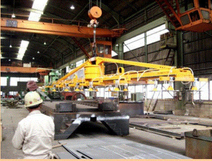 Sheet metal vacuum lifting device JVD M-12350for the construction industrypneumatic