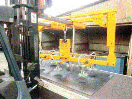 Sheet metal vacuum lifting device JVD MF-6Nfor handling truckspneumatic
