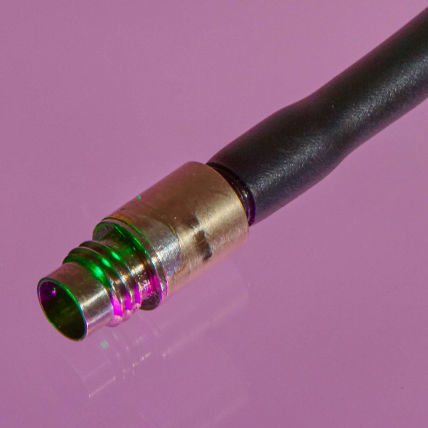 Разъем передачи данных 4П-1триаксиальный, латунный никель