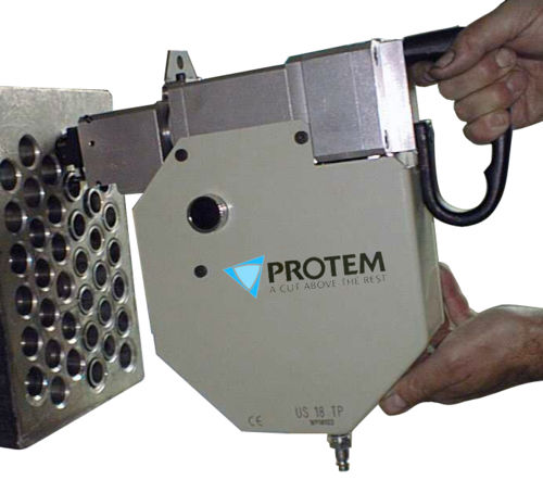 Станок для снятия фаски труб теплообменника S18TPэлектропневматическийгидравлический