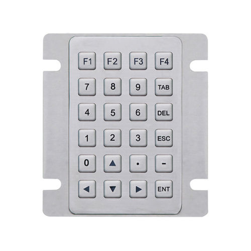 24-key keypad B767panel-mountinoxvandal-proof