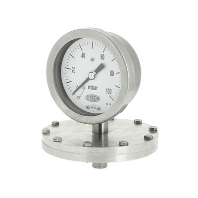 Манометр относительного давления М5200 аналог резьбовой из нержавеющей стали