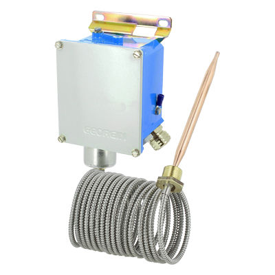 Реле температуры расширения газа FM, капиллярное, регулируемое, SPDT