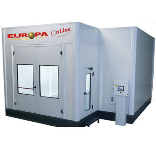 Закрытая покрасочная камера для автофильтров