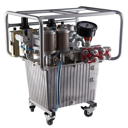 Гидравлический агрегат с пневматическим приводом HY-TWINдля динамометрических ключей