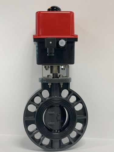 Затвор дисковый серии 2107 с электроприводомЭПДМПВХ-У