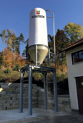 Силос для сыпучих материалов AGRISTRONGдля известняка, нержавеющая сталь, оцинкованная сталь
