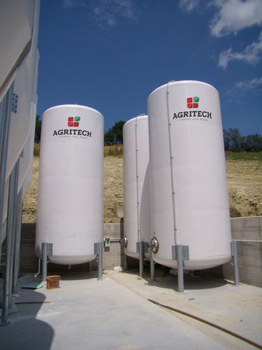 Технологический резервуар серии CISPжидкость оцинкованная стальцилиндрический