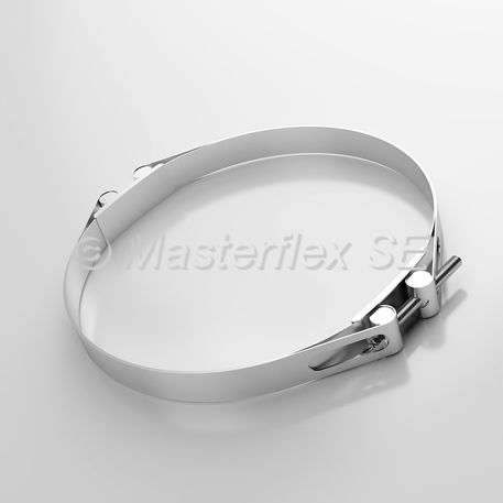 Хомут для шланга из оцинкованной стали серии 0021, цапфа, прочный
