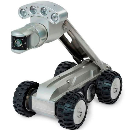 Pipe inspection camera UGV FW 150 L serieswith 4 powerful LEDs