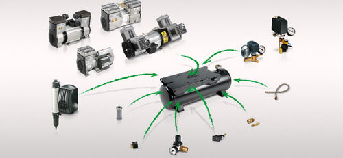 Безмасляная компрессорная станция ZKairpiston