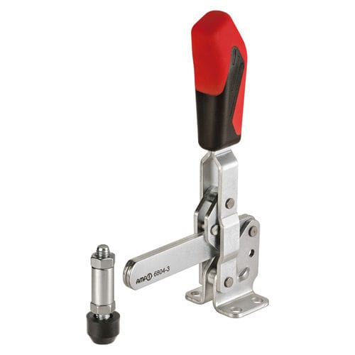 Вертикальный коленно-рычажный зажим серии 6804с цельными кронштейнами