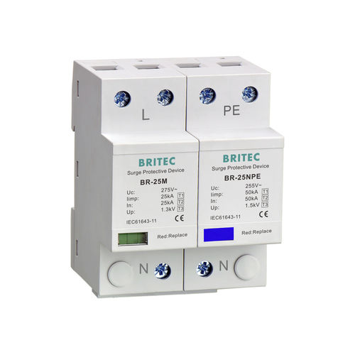 Ограничитель перенапряжения тип 1 БР-25М 1+1дистанционная сигнализациядля электроустановокдля защиты от переходных токов