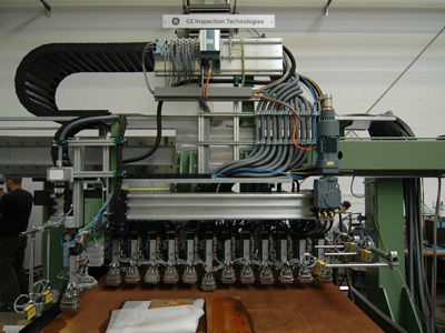 Система ультразвукового контроля BPEавтоматическаядля сварных труб в линию