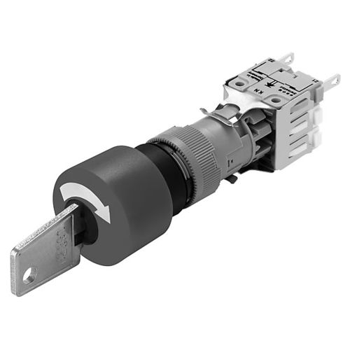 Выключатель с ключом 961F2401-00грибовидный однополюсныйIP40